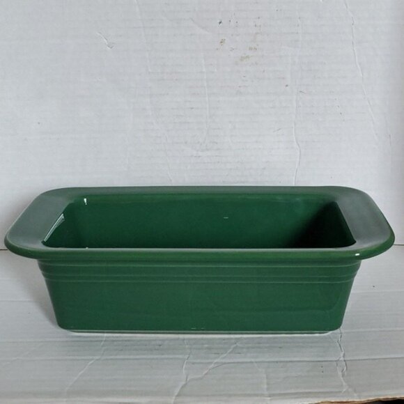 Fiestaware Fiesta CERAMIC Loaf Pan Baking Bakeware Bake Baker Dish Jade Green - Picture 7 of 16